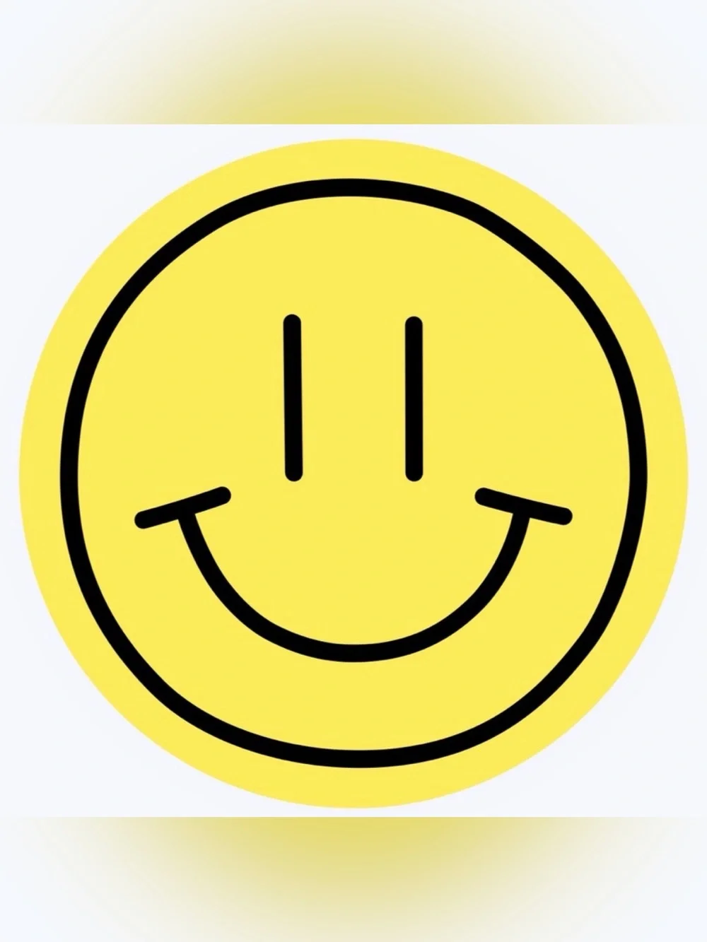 50 SHIPPING STICKERS - 2” ROUND - ‘SMILEY’